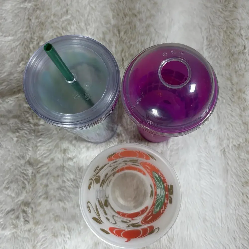 Starbucks Cold Cup Bundle | Hello Pumpkin, Watercolor Tumbler, Refresh Pink